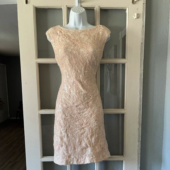 New Ralph Lauren Sequin Lace Dress‎ - Picture 1 of 7